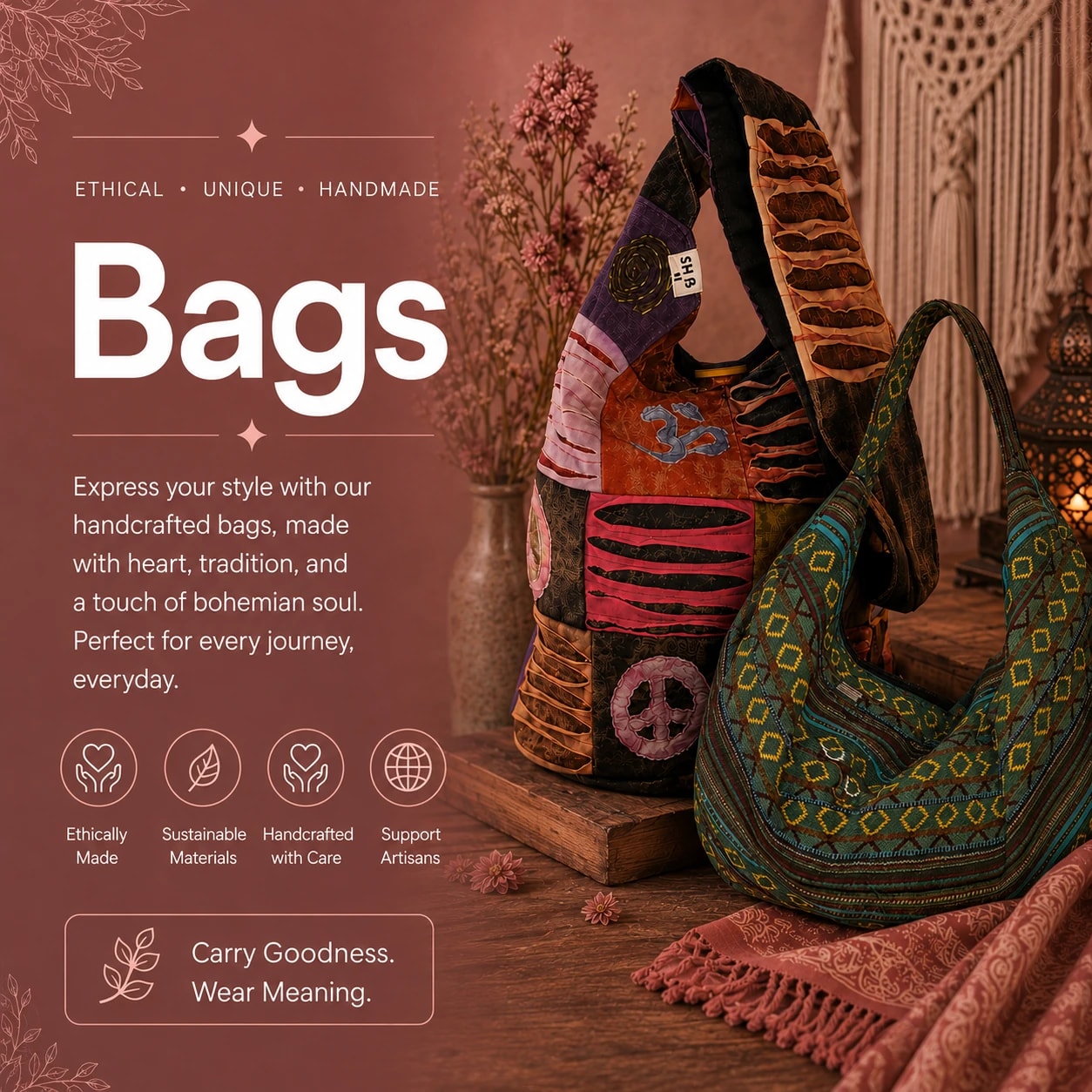 Virginia & Rook Bags collection