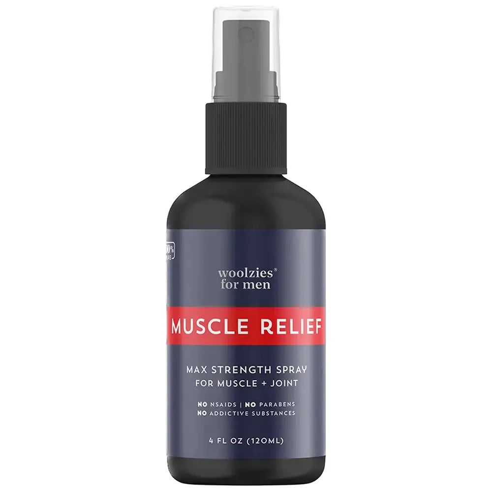 Woolzies for Men Muscle Relief Spray in 4oz/118mL