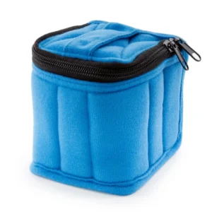 Soft Carrying Case 9 Bottles in Royal Blue/Baby Blue