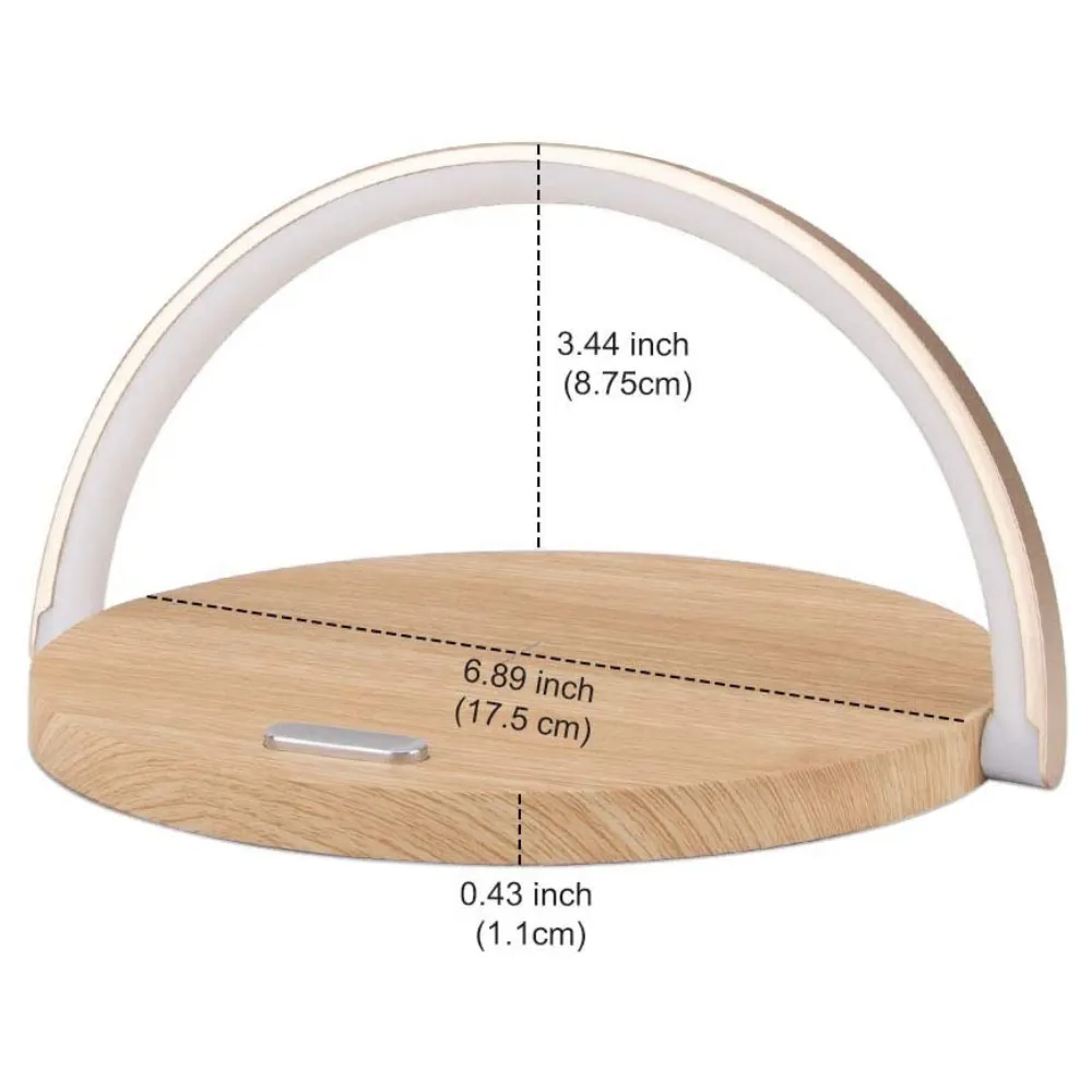 51SdJcxbaZL._AC_SL1000___04940 Wood LED Lamp Mobile Phone Stand & Wireless Charger - Image 3