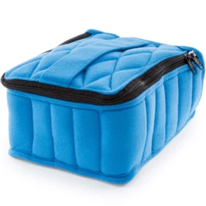 Soft Carrying Case 30 Bottles in Royal Blue/Baby Blue