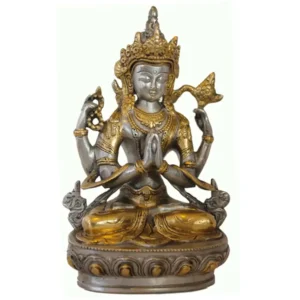 Sitting Buddha Murti in 8”