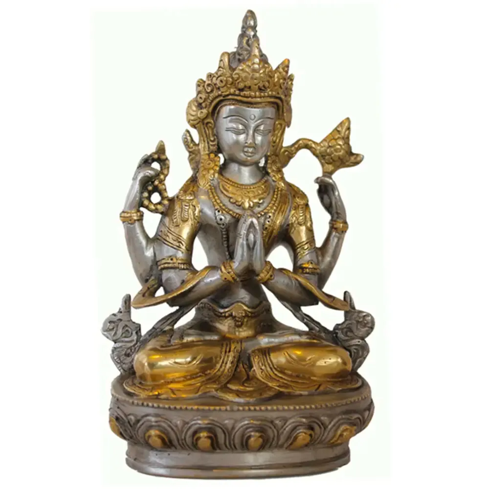 Budhha_BRS_71__80634 Sitting Buddha Murti in 8”