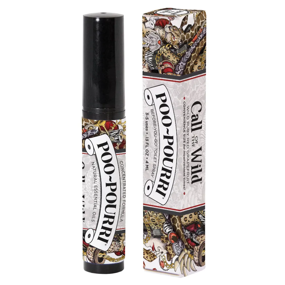 poo pourri call of the wild 4ml 'in a pinch' refillable bottle poo pourri call of the wild 4ml 'in a pinch' refillable bottle