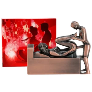 couple on bed cigar torch