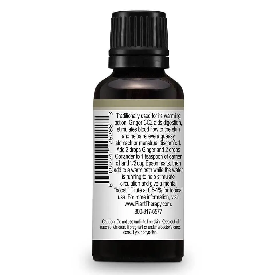 GingerRootCO2Back30mL__56275 Ginger Rood CO2 Essential Oil in 1oz/30mL - Image 5