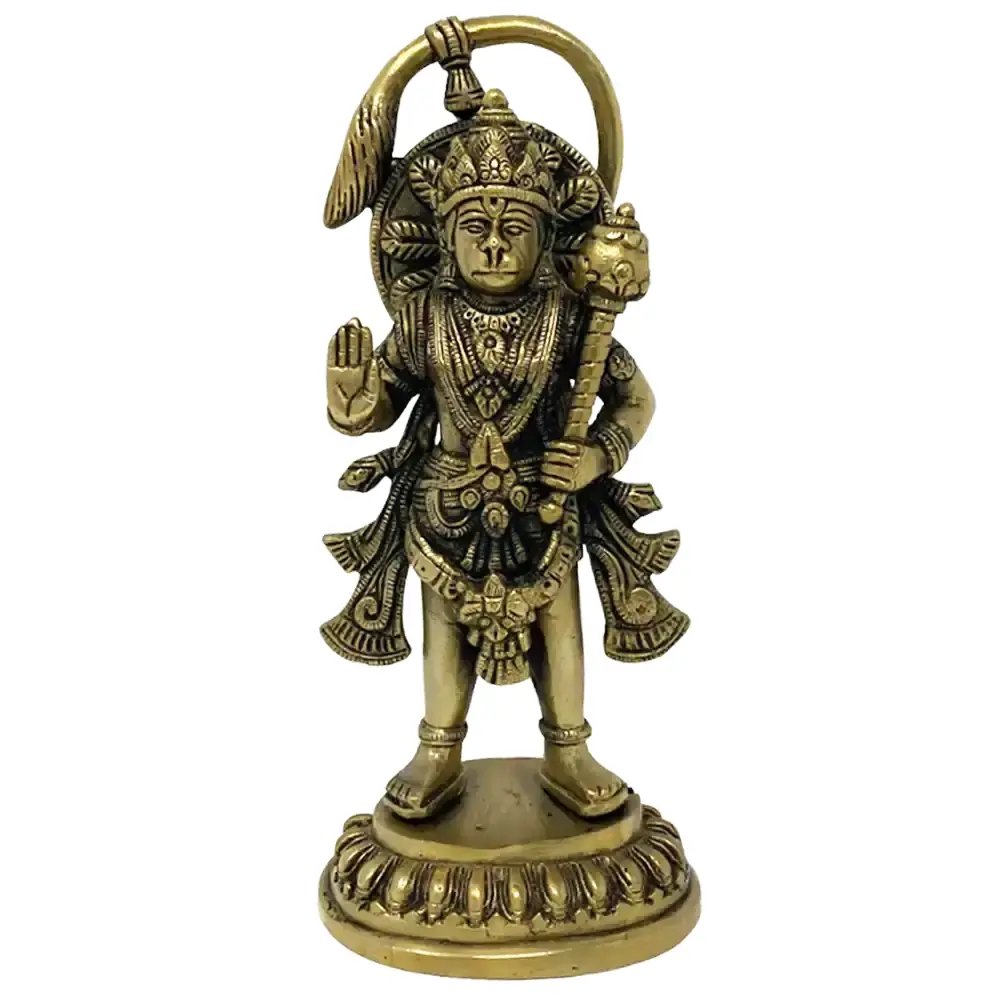 Hanuman BRS 111 copy 2 Standing Hanuman Murti in 9”