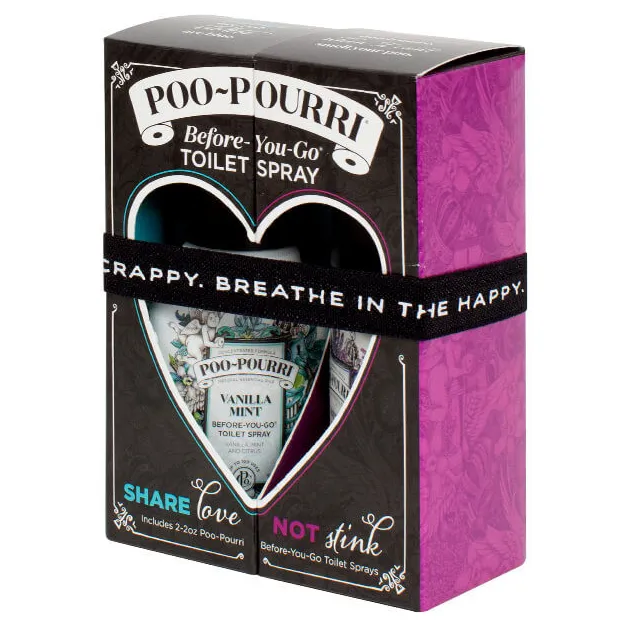 poo pourri share love not stink gift set 2x 2oz bottles poo pourri share love not stink gift set 2x 2oz bottles