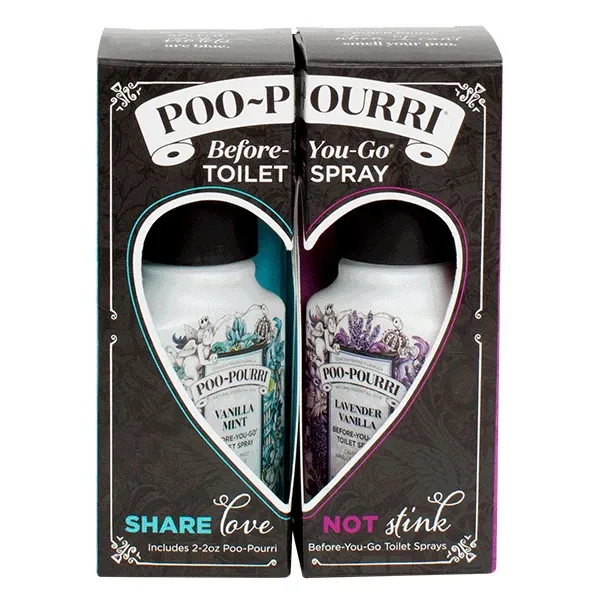 poo pourri share love not stink gift set 2x 2oz bottles poo pourri share love not stink gift set 2x 2oz bottles