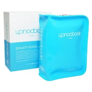pouch book in blue
