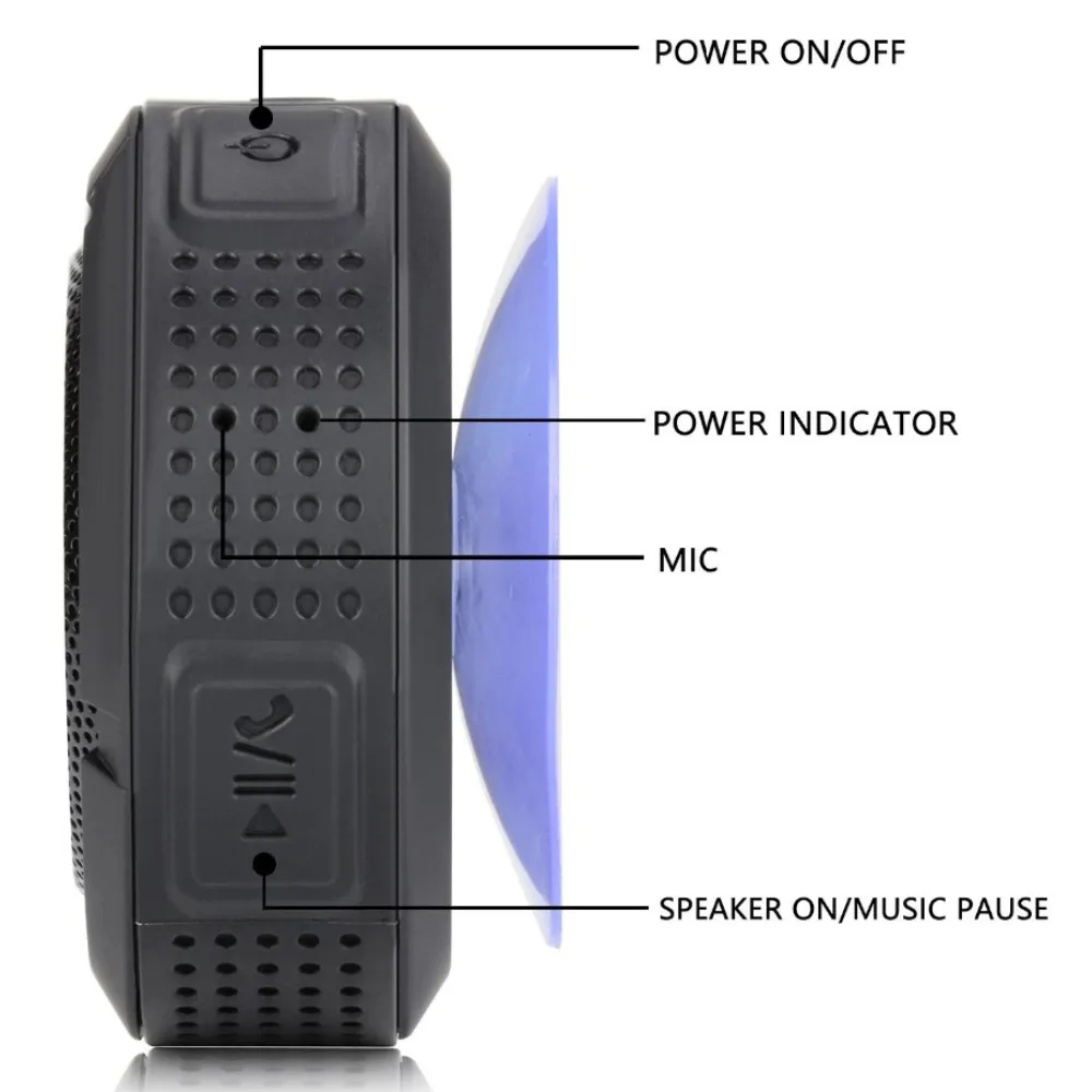 Portable Bluetooth Waterproof Speaker 8 Portable Bluetooth Waterproof Speaker - Image 6
