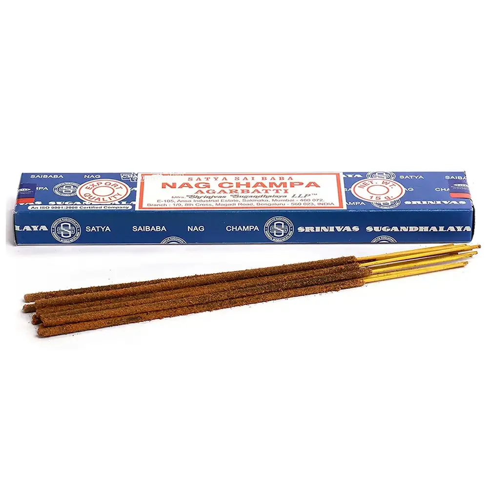Satya_Sai_Baba_Nag_Champa_Agarbatti_15g_-_4__00502 Satya Sai Baba Nag Champa Agarbatti 15g - Image 2