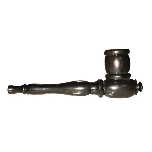 smooth wooden 4.5 inch pipe in ebony smooth wooden 4.5 inch pipe in ebony