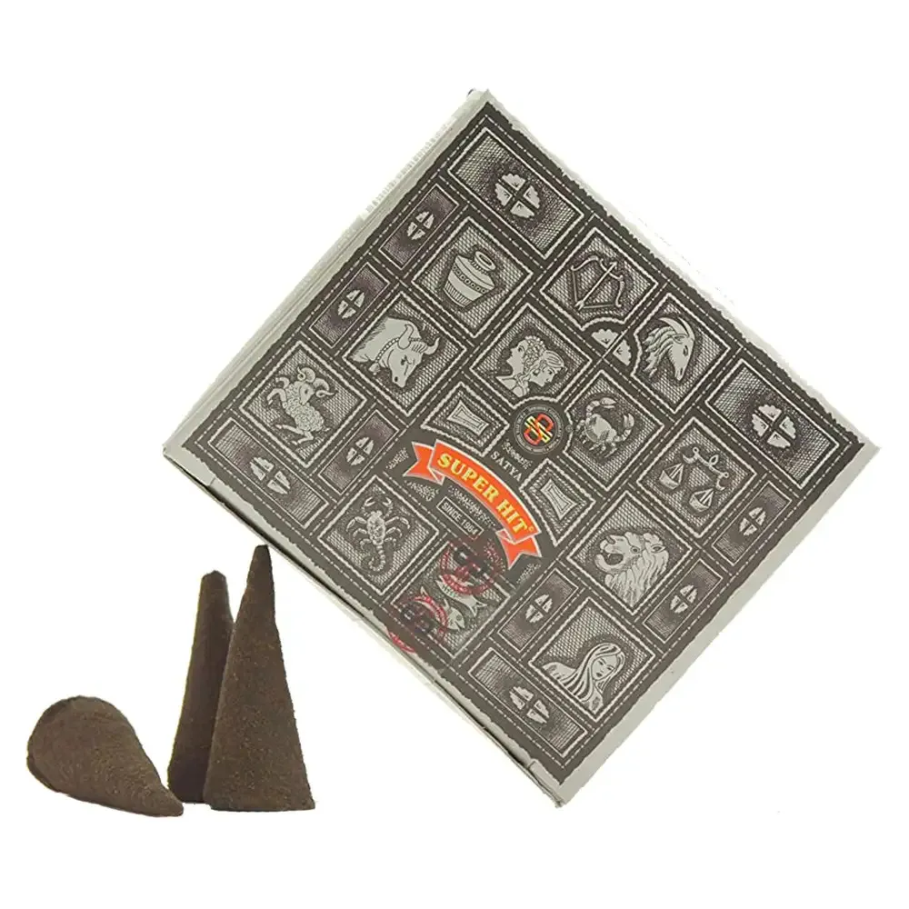 Super_Hit_Cones_2_copy__39763 Satya Sai Baba Nag Champa Super Hit Agarbatti Cones - Image 2