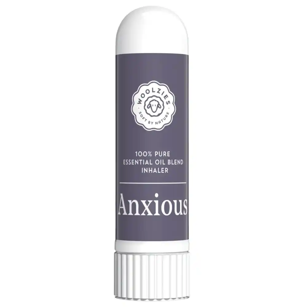 Woolzies Anxious Essential Oil Blend Inhaler copy Woolzies Anxious Essential Oil Blend Inhaler