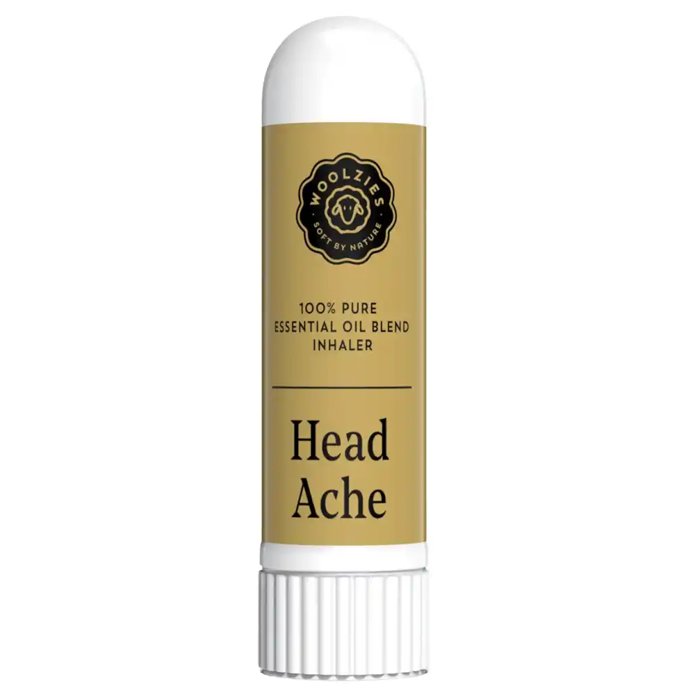 Woolzies Headache Essential Oil Blend Inhaler copy Woolzies Head Ache Essential Oil Blend Inhaler