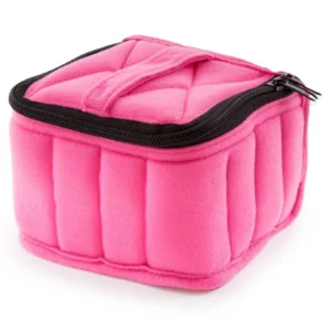 Soft Carrying Case 16 Bottles in Fuchsia/Soft Pink