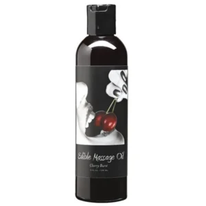 edible massage oil 2oz/60ml in cherry burst
