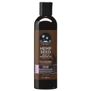 hemp seed massage & body oil 2oz/60ml in lavender