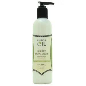 miracle oil tea tree shave cream in 8oz/227g