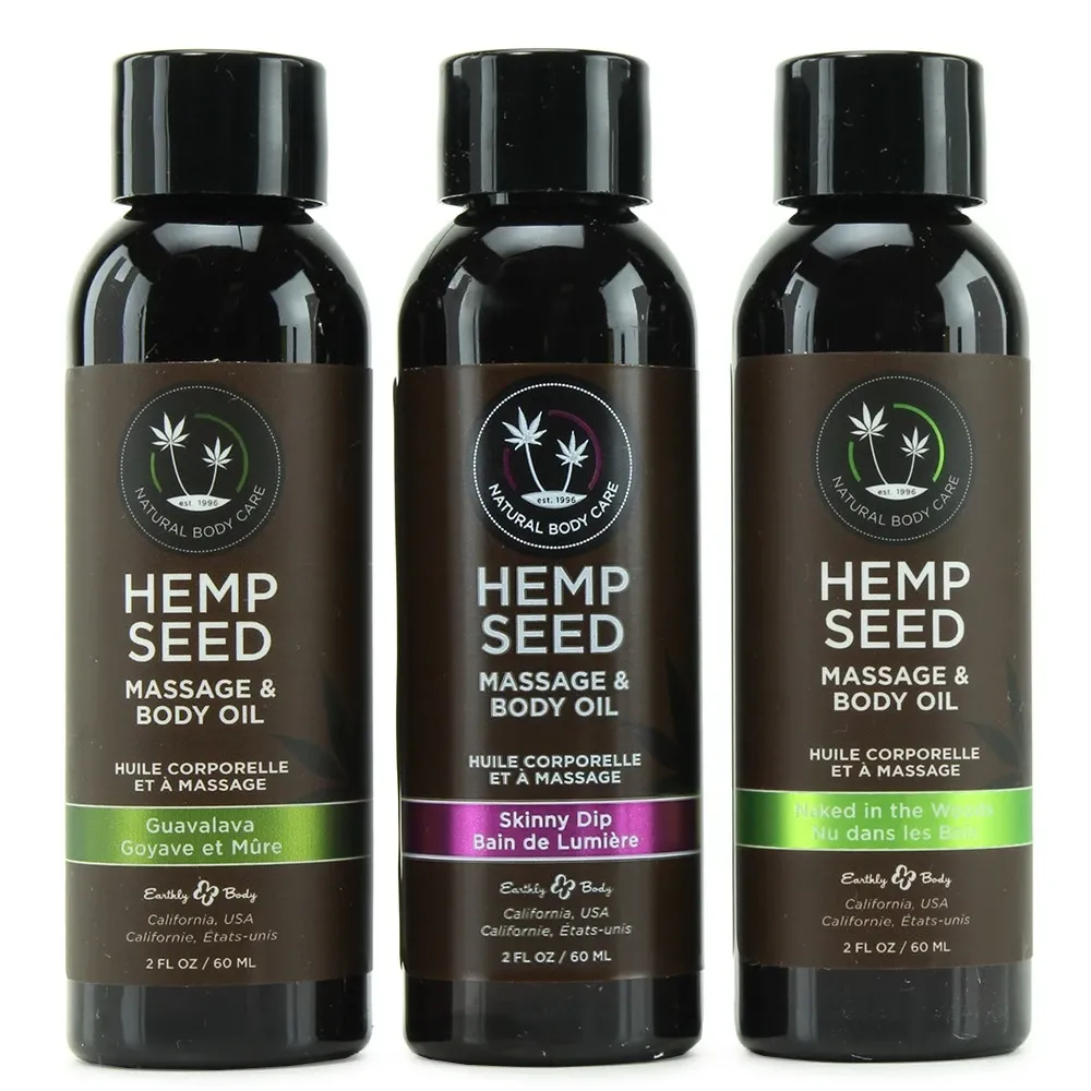 hempseed massage oil gift set in 2oz/59ml x 3 hempseed massage oil gift set in 2oz/59ml x 3