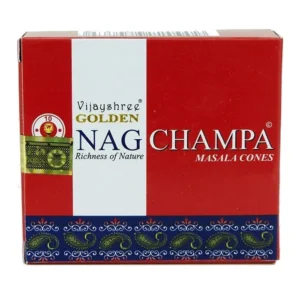 Vijayshree Golden Nag Champa Incense Cones