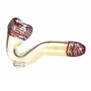 hand blown sherlock glass pipe