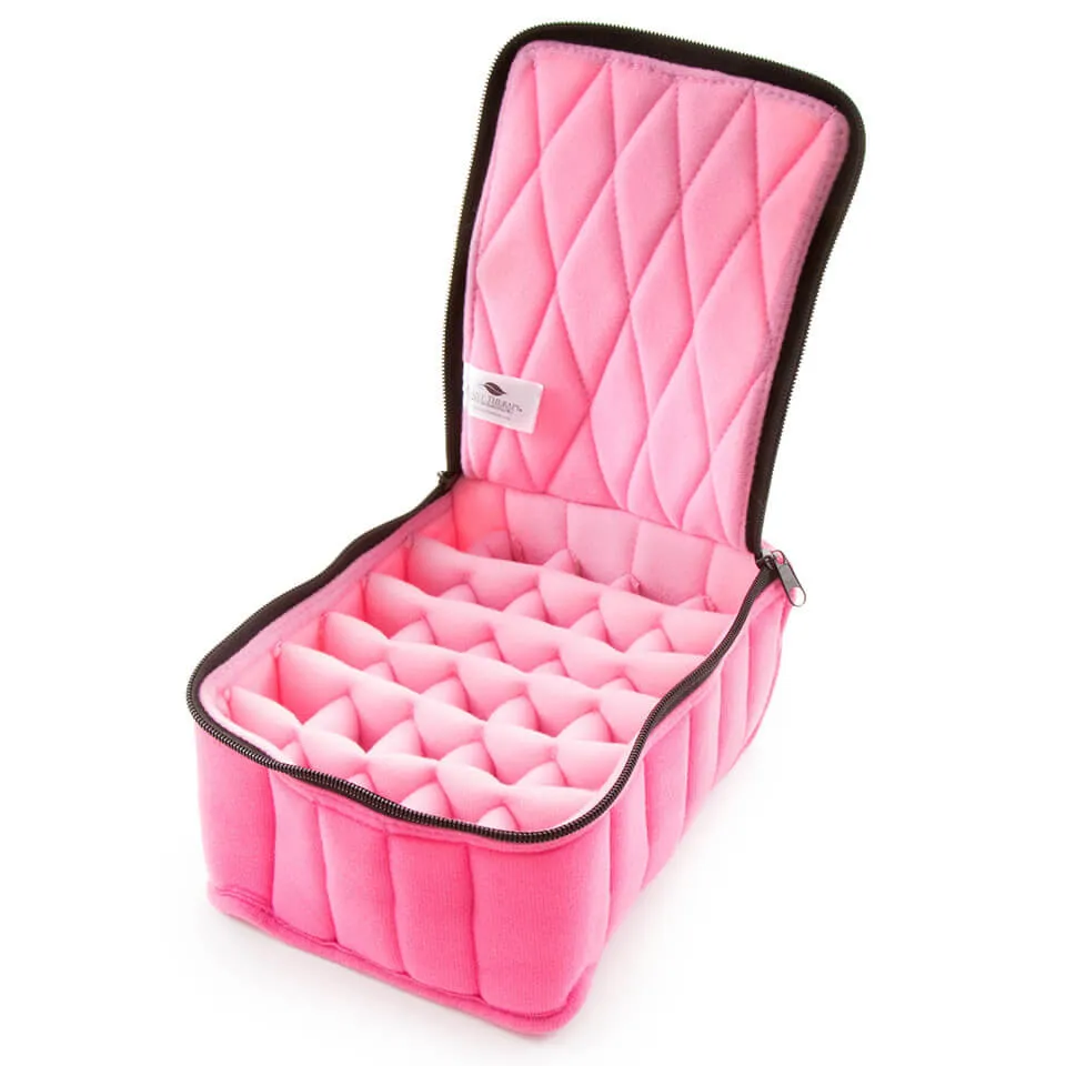 open-softpink_3-2__58311-2 Soft Carrying Case 30 Bottles in Fuchsia/Soft Pink - Image 2