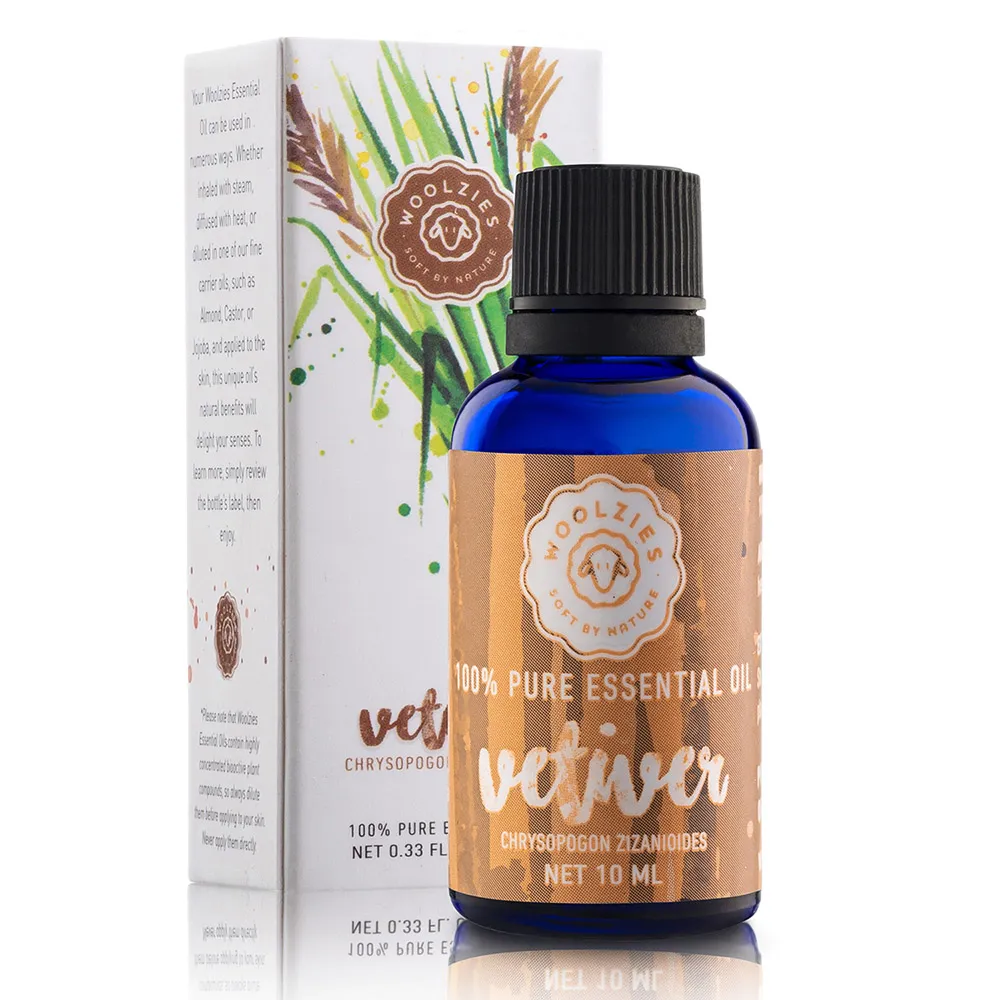 vetiver Woolzies Vetiver Essential Oil in .33oz/10mL